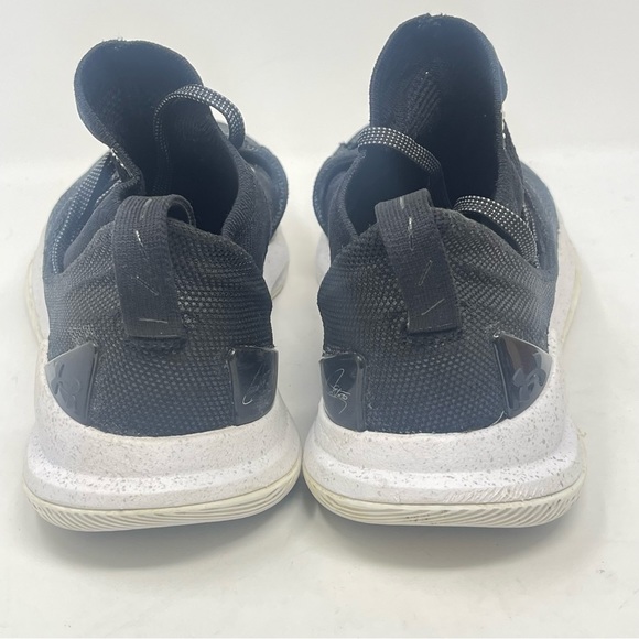 Under Armour Curry 5 Shoes Mens 8 Black White Silver Sneakers 3020657-101 - Picture 10 of 13
